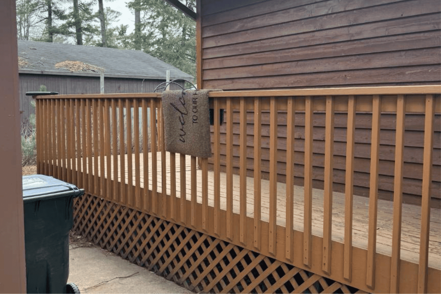 Before — Deck Renovation — Carlton, MN